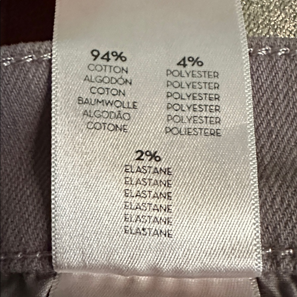 MOTHER Hustler Ankle Heavy Metal Flare Fray Jeans Never Worn Size 33 - Picture 16 of 16